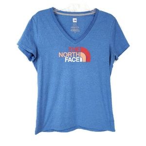 The North Face  v neck t-shirt size medium